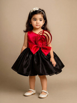 Red And Black Dress For Party - Buy Red And Black Dress For Party online at  Best Prices in India | Flipkart.com