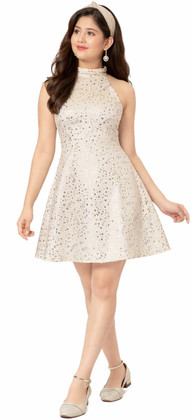 sachin and babi light blue dress White Party Dresses main image 1