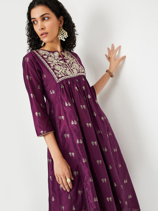 green emerald velvet dress Buy Max Women's Cotton Kurta at Amazon.in