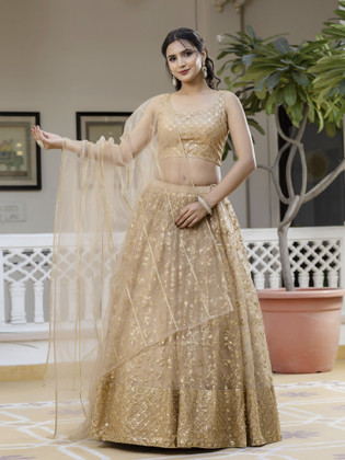 Golden Bridal Lehenga - Buy Golden Bridal Lehenga online at Best Prices in India | Flipkart.com Golden Bridal Lehenga - Buy Golden Bridal Lehenga online at Best Prices in India | Flipkart.com