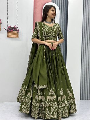 sharara dress for women Rama Faux Georgette Heavy Embroidered Sharara Style Dress For women Unstitched