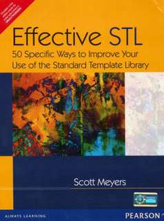 Effective STL : 50 Specific Ways to Improve Your Use of the Standard ...