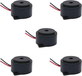 Esptronics 10Pcs Small Mini Buzzer Alarm 5v DC Small Acoustic Component ...