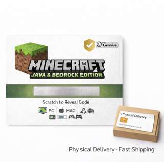 Minecraft Java Edition PC Gift Card Code (No CD/DVD) Special Edition ...