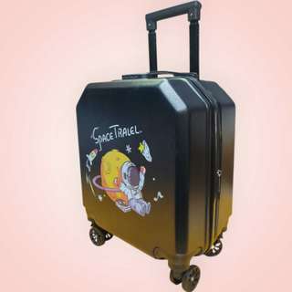 Pollo Klassik Kids Trolley Suitcase | Space Travel Cartoon Trolley Bag ...