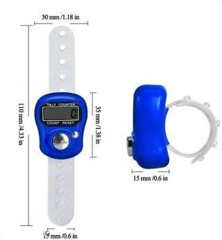 Ashmakam 3 Pcs Mini Digital Hand Counter – Finger Ring for Jap & Sports ...