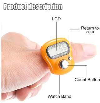 Luxurium decor Counter for Chanting Mantra, Tally Counter Finger Ring ...