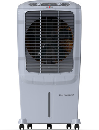 Kenstar 90 L Desert Air Cooler Honeycomb Pads, Anti-Bacterial Protection, Inverter Compatible Grey, Cool Grande HC 90