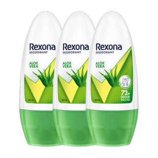 Rexona Aloe Vera Underarm Roll On Deodorant For Women (PO3) Deodorant Roll-on  -  For Women 150 ml, Pack of 3