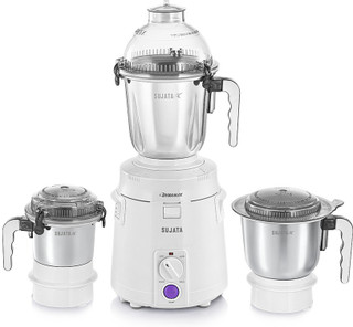 SUJATA Dynamix 900 W Mixer Grinder dynamix white | 3 Jars | White