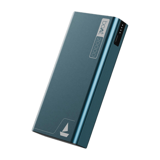 boAt 20000 mAh 22.5 W Compact Pocket Size Power Bank Steel Blue, Lithium Polymer, Fast Charging, Quick Charge 3.0, Power Delivery 3.0 for Laptop, Mobi