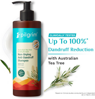 Pilgrim, Australian Tea Tree Non-drying Anti-dandruff Shampoo For Itchy Scalp, 400
