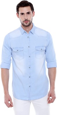 light colour jeans shirt