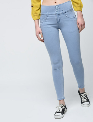 Gold Base Saree Womens Jeans - Buy Gold 