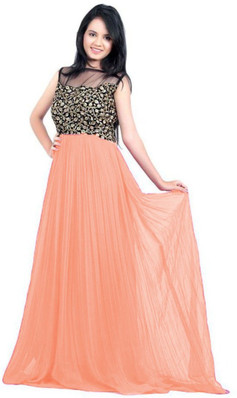 Flipkart velvet gown