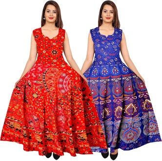 cotton maxi dresses flipkart