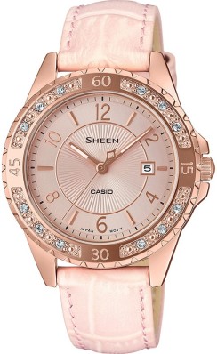 casio sheen swarovski ladies watch price