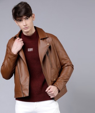 flipkart leather jacket price