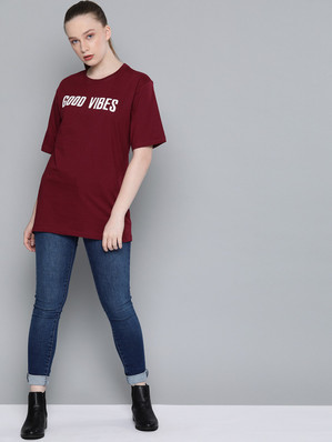 Floor Length Kurtas Womens Tshirts 