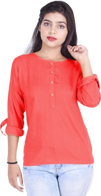 long tops for jeans on flipkart