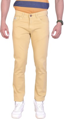 yellow colour jeans pant