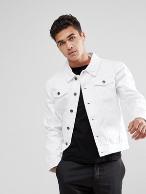 denim white jacket mens