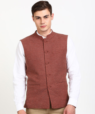 true blue nehru jacket