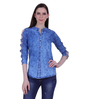 long tops for jeans on flipkart