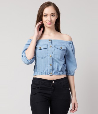 jeans long top flipkart