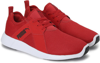 puma red shoes