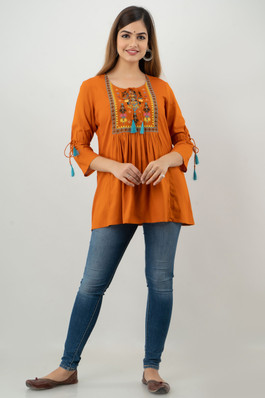 Ankle Length Leggings Tops - Buy Ankle 