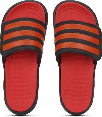 adidas slides black and red