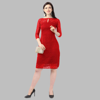 frock style net dress