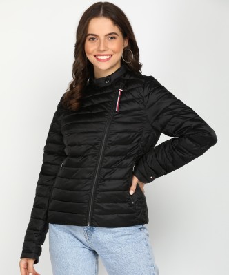 womens tommy hilfiger black jacket