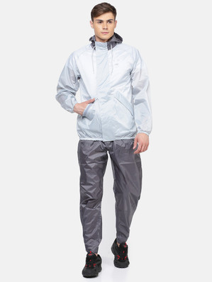 wildcraft hooded longline rain jacket