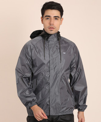 wildcraft hooded longline rain jacket