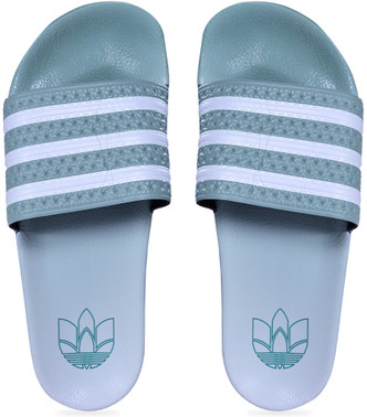 adidas grey slippers