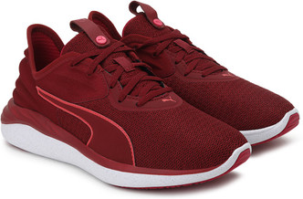 puma red shoes