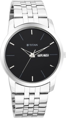 black chain titan watch