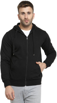 black zipper sweatshirt