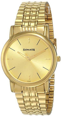 sonata golden watch