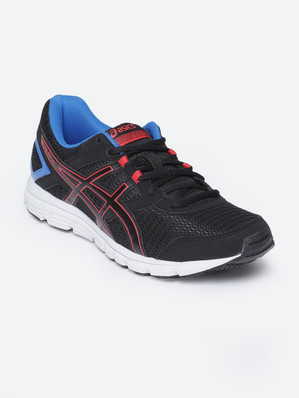 asics black running shoes