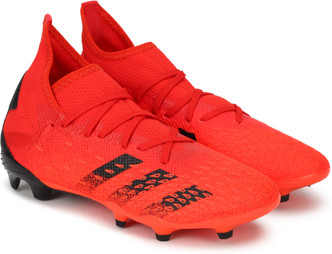 adidas red and black football boots