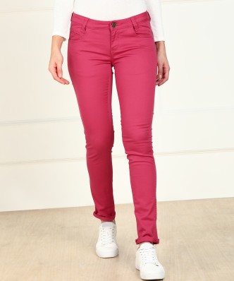 women's colored wrangler jeans