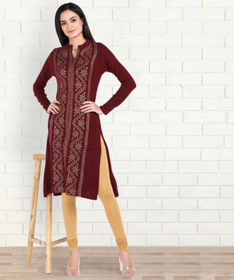 long sweater kurti