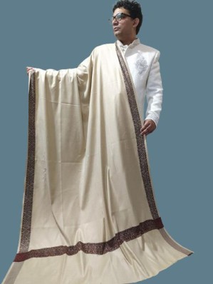 pathani suit with shawl