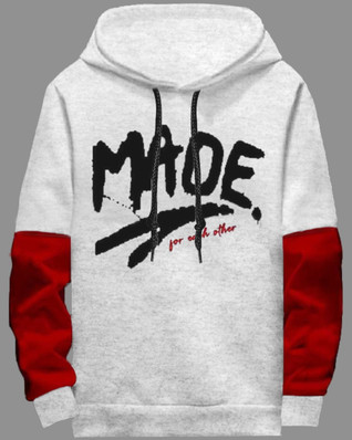 you make an online purchase of a hooded sweatshirt