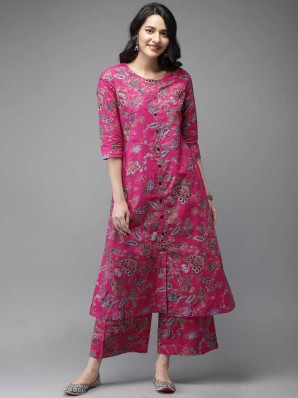 kurti plazo dress design