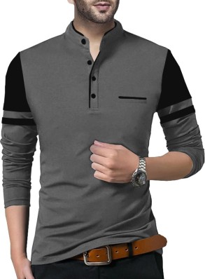 collar t shirt with full sleeves