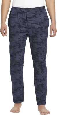 Camo 100%Cotton Jersey Mens Lounge Shorts Pajamas Bottoms Sleepwear With Pockets